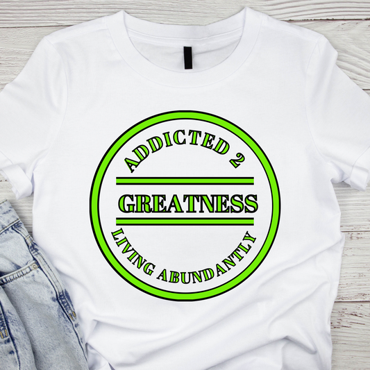 Addicted 2 Greatness circle logo