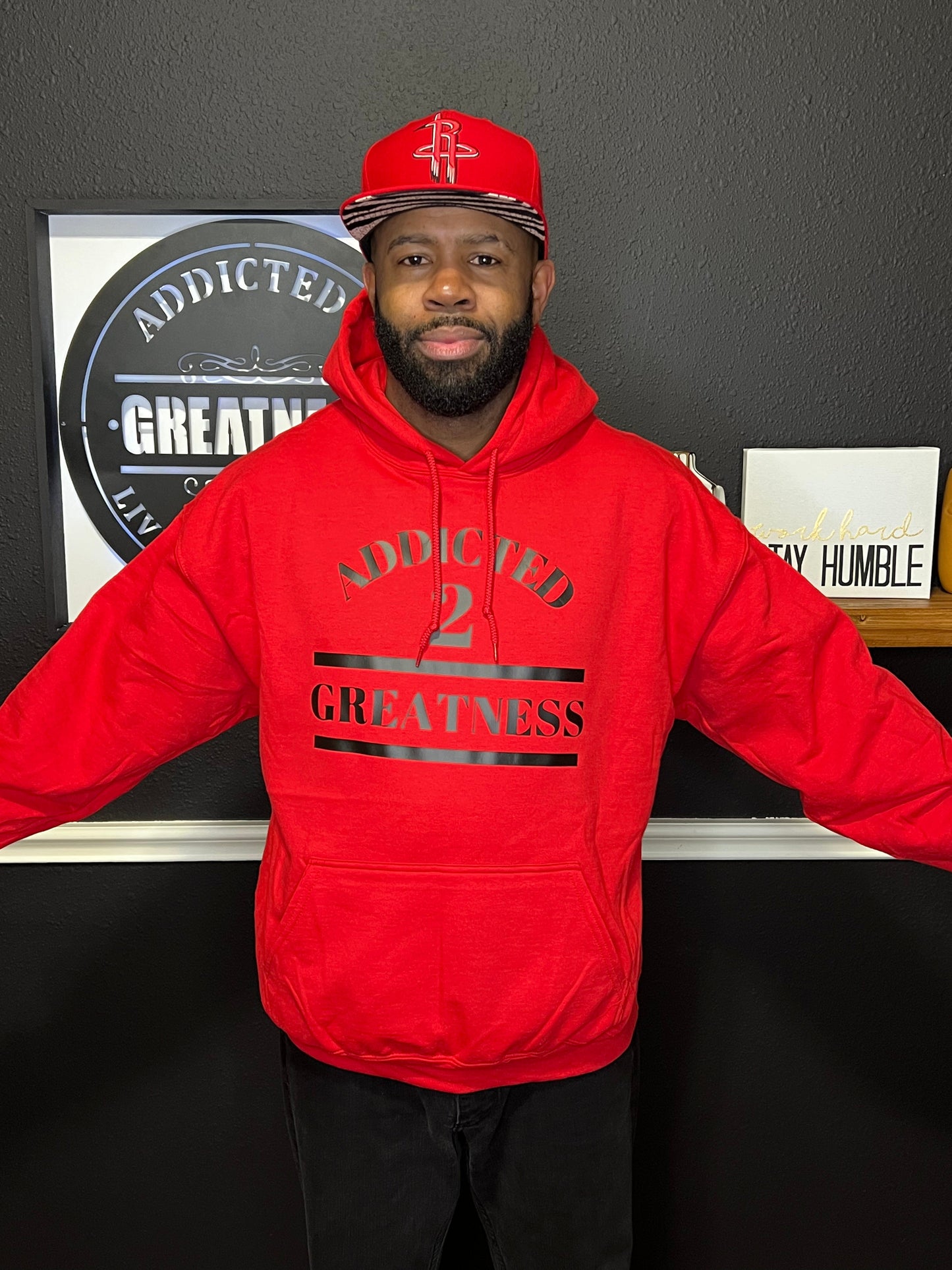 Addicted 2 Greatness Men Hoodie