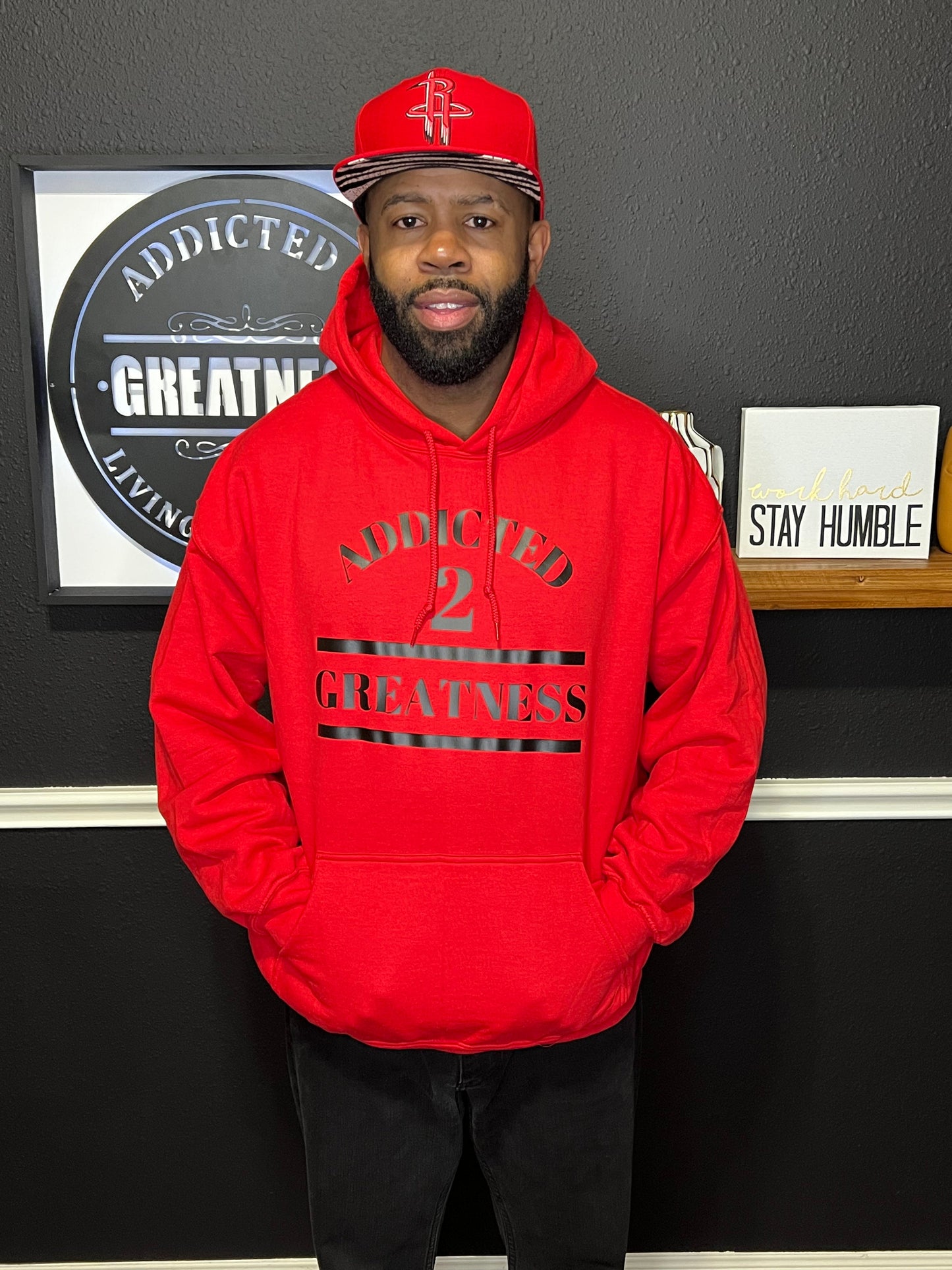 Addicted 2 Greatness Men Hoodie