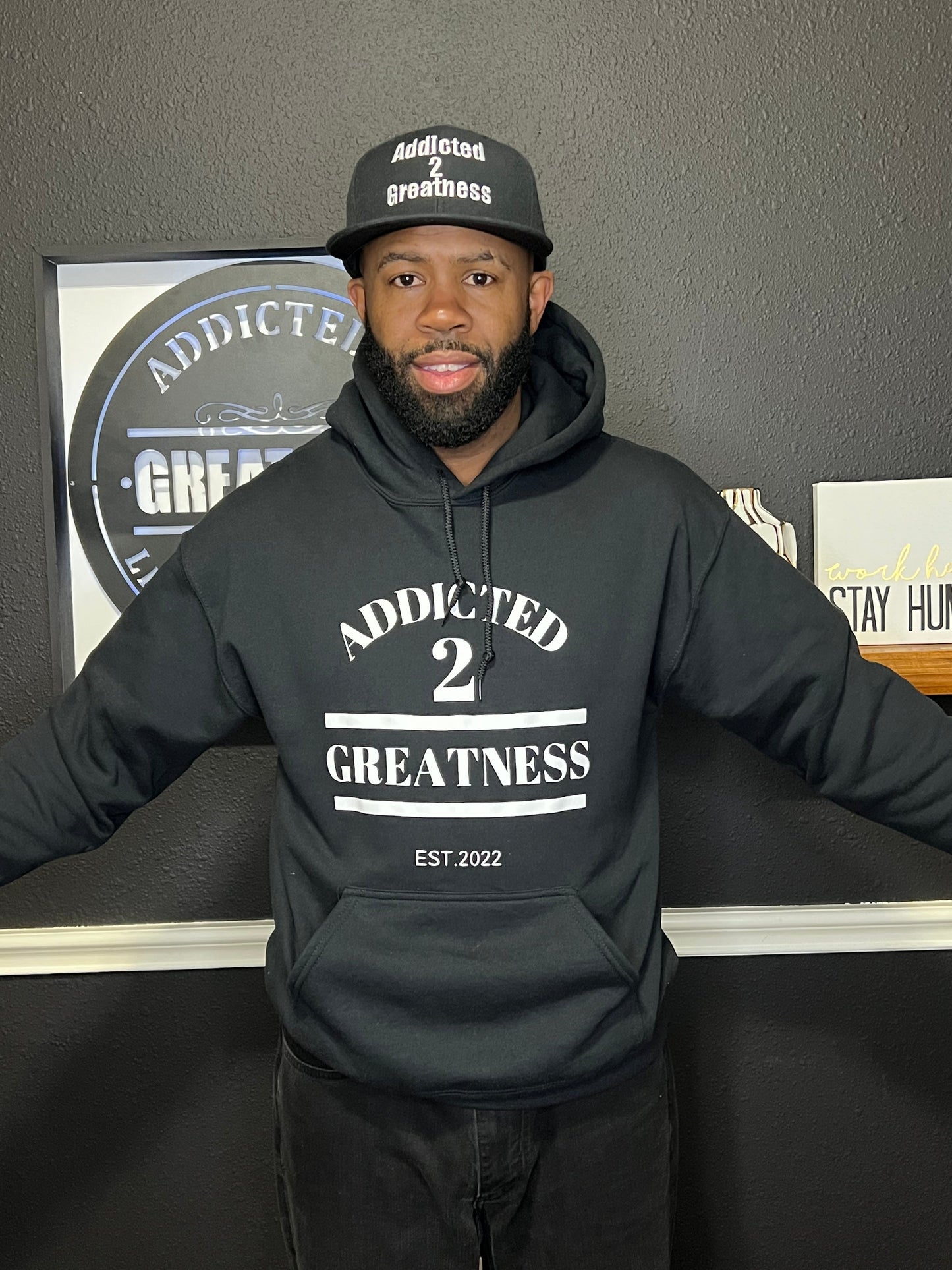 Addicted 2 Greatness Men Hoodie