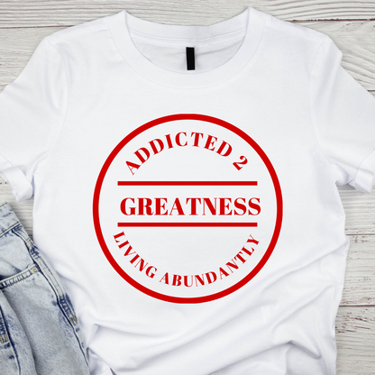 Addicted 2 Greatness circle logo